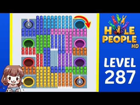 Hole People Level 287 Solution Walkthrough