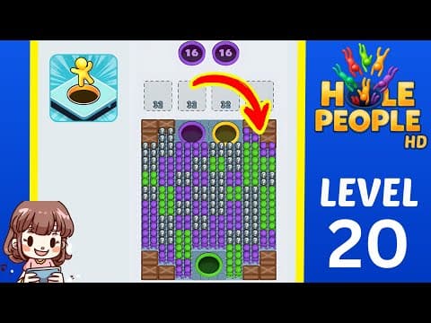 Hole People Level 20 Solution Walkthrough