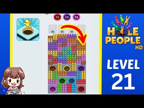 Hole People Level 21 Solution Walkthrough