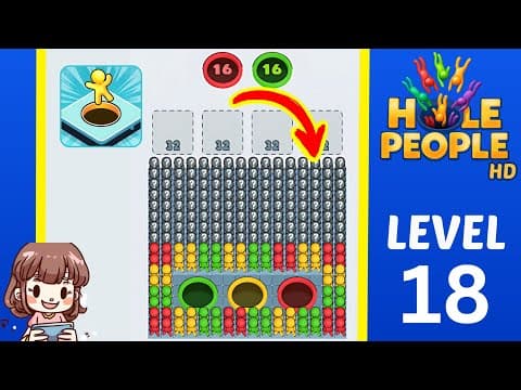 Hole People Level 18 Solution Walkthrough