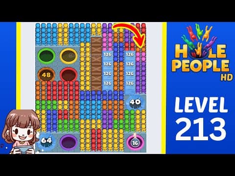 Hole People Level 213 Solution Walkthrough