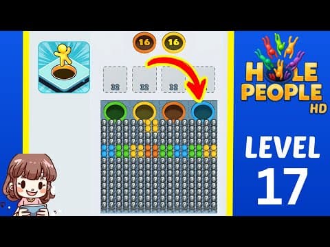 Hole People Level 17 Solution Walkthrough