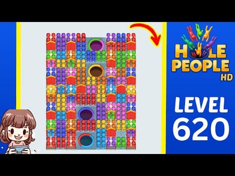 Hole People Level 620 Solution Walkthrough
