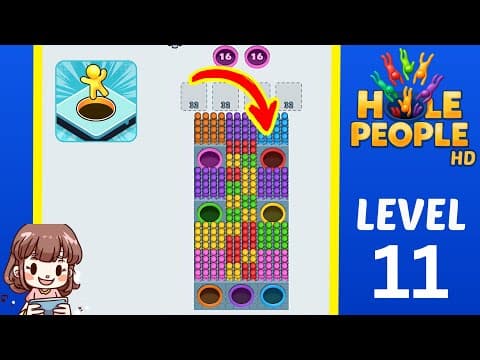 Hole People Level 11 Solution Walkthrough