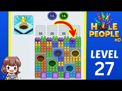 Hole People Level 27 Solution Walkthrough