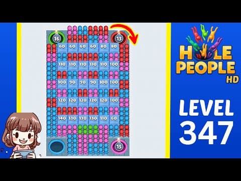 Hole People Level 347 Solution Walkthrough